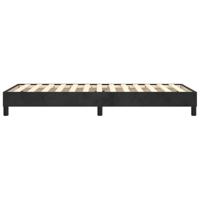 Bedframe fluweel zwart 90x190 cm - thumbnail