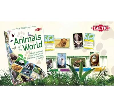 Selecta kaartspel dieren van de wereld