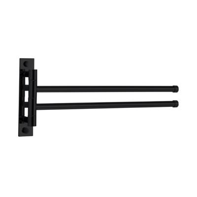 Best Design Handdoekhouder Nero Estana 2-Armig Mat Zwart