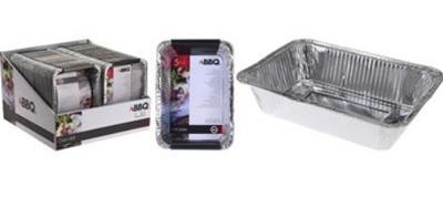 BBQ aluminium bereidingsbakjes 5 stuks