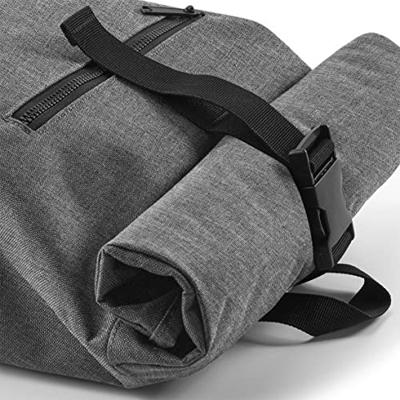 Atlantis BG855 Roll-Top Backpack - Grey-Marl/Black - 32 x 44 x 13 cm