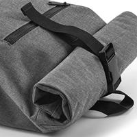 Atlantis BG855 Roll-Top Backpack - Grey-Marl/Black - 32 x 44 x 13 cm - thumbnail