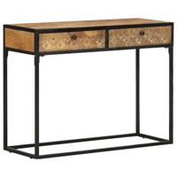 VidaXL Wandtafel 100x35x75 cm massief mangohout - thumbnail