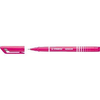 Fineliner STABILO Sensor 189/56 fijn roze | 10 stuks