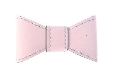 Sazzz vlinderstrik glamper leer lichtroze