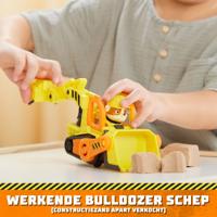 Paw Patrol Rubble & Crew Rubble’s Bulldozer + Figuur - thumbnail