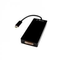 Hub USB V7 V7UC-DPHDVGADVI-BLK Zwart - thumbnail