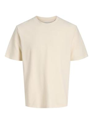 Jack & Jones Jjeaustin Tee Ss Noos Print T-shirts 4785237 Antique White Melange