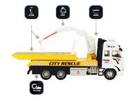 Toi-Toys sleepwagen metal junior 25 x 12 cm geel/wit/zwart - thumbnail
