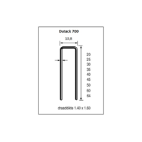 Dutack 11.1mm nieten | 25mm | 10.000 stuks - 5056039 - thumbnail