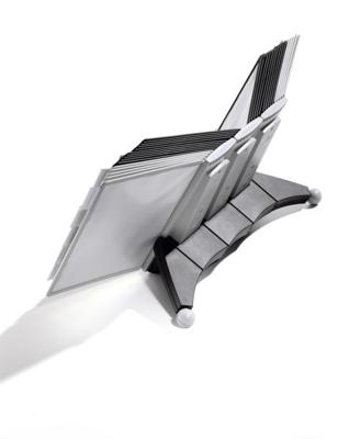 Durable Sherpa Table 10 uitbreidingsmodule voor ref. D563200: set van 10 zichtpanelen grijs/zwart