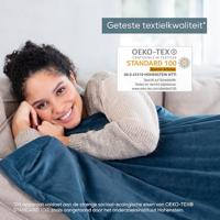 Beurer HD75OC Elektrische Warmtedeken 180x130 cm Fleece/Oceaanblauw - thumbnail