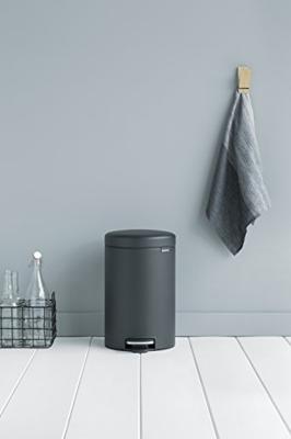 Brabantia pedaalemmer newlcon 12 liter Mineral Infinite Grey