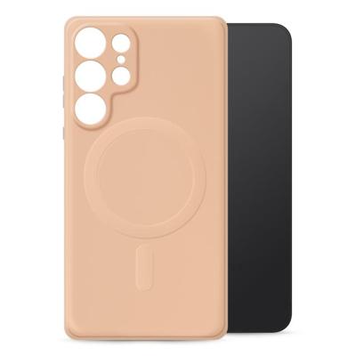 My Style Protective Flex Magsafe Compatible Case for Samsung Galaxy S25 Ultra 5G Soft Pink