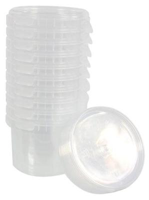 EMMER PP ROND ZONDER HENGSEL INCL GLASHELDERE DEKSEL