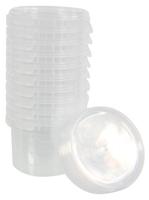 EMMER PP ROND ZONDER HENGSEL INCL GLASHELDERE DEKSEL - thumbnail