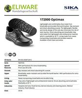 SIKA 172000 OptimaX Schoen O1 Zwart - Maat 35 - 16.089.053.35 - thumbnail
