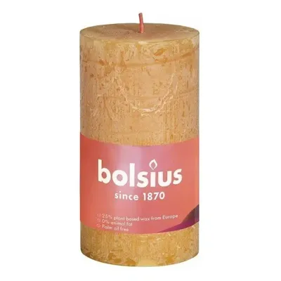 Rustiek Shine stompkaars 100/50 Honeycomb Yellow Bolsius - Bolsius