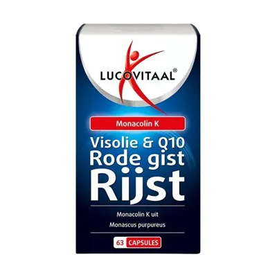 Lucovitaal Visolie & Q10 Rode Gist Rijst Capsules