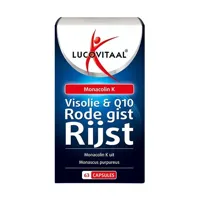 Lucovitaal Visolie & Q10 Rode Gist Rijst Capsules - thumbnail