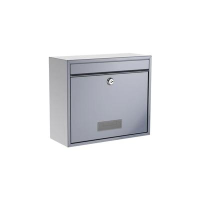 Basi 2170-0661 BK 900 Brievenbus Staal Zilver Sleutelslot