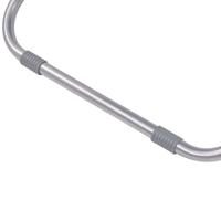 Terrasstoelen verstelbaar 2 st staal zwart - thumbnail