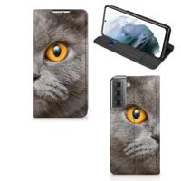 Smartphone hoesje Samsung Galaxy S21 FE Britse Korthaar - thumbnail