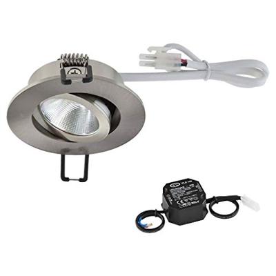 EVN PC20N61302 EVN Lichttechnik LED-inbouwlamp LED LED vast ingebouwd 6 W RVS EVN PC20N61302 EVN Lichttechnik LED-inbouwlamp LED LED vast ingebouwd 6 W RVS