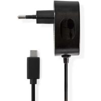 Wandoplader | 3,0 A | Vaste kabel | USB-C | Zwart - thumbnail