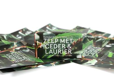 Werfzeep - botanische tuinen - ceder & laurier