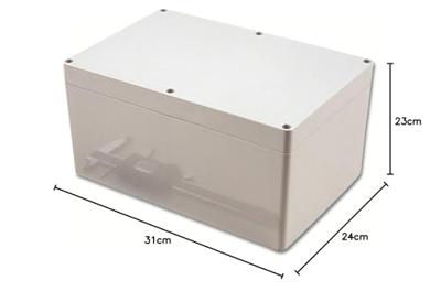 Hammond Electronics 1554VBGY Universele behuizing 240 x 160 x 120 ABS Grijs 1 stuk(s)