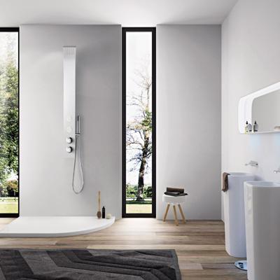 Douchepaneel Lacus Gorgona 118x13x7 cm Geglazuurd Wit Lacus Douchepaneel Lacus Gorgona 118x13x7 cm Geglazuurd Wit Lacus