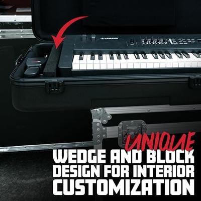 Gator Cases GTSA-KEY88 TSA keyboardkoffer voor 88-toetsen, 150 x 48 x 17 cm - thumbnail