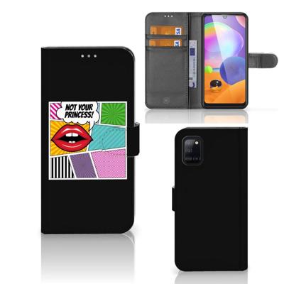 Samsung Galaxy A31 | Wallet Case | met Pasjes | Popart Princess Samsung Galaxy A31 | Wallet Case | met Pasjes | Popart Princess