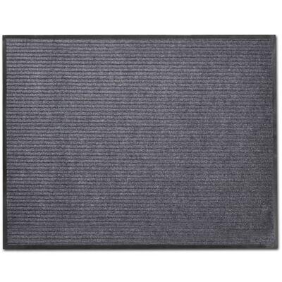 Deurmat PVC 90 x 60 cm (grijs) - thumbnail