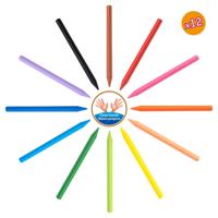 BIC kids plastidecor kleurkrijt, 18st. - thumbnail