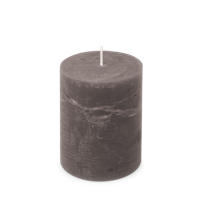 Kaars rustiek 80/110 mm donkergrijs Spaas - Spaas - thumbnail