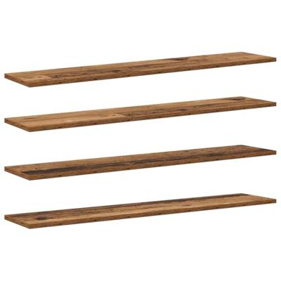 Boekenplank Bord 4 pcs Bruin 100 x 40 x 1.5cm Spaanplaat Boekenplank Bord 4 pcs Bruin 100 x 40 x 1.5cm Spaanplaat