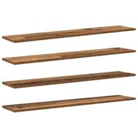 Boekenplank Bord 4 pcs Bruin 100 x 40 x 1.5cm Spaanplaat - thumbnail