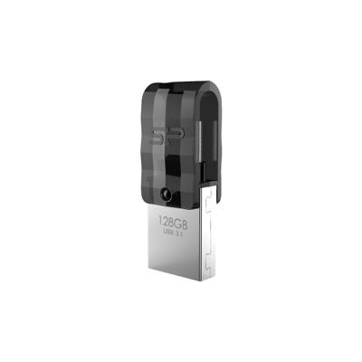 Silicon Power C31 Dual USB Pendrive Mobile 128GB USB-C Black