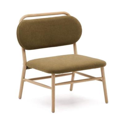 Kave Home Helda fauteuil chenille Groen