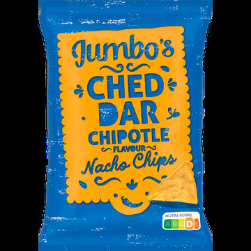 Jumbo's Nacho Chips Cheddar Chipotle Smaak 150 g Jumbo's Nacho Chips Cheddar Chipotle Smaak 150 g