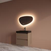 Badmeubelset BWS Riga Met Lako Wastafel Zwart 60 cm Latte Boss & Wessing - thumbnail