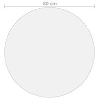 Tafelbeschermer 80 cm 2 mm PVC transparant - thumbnail