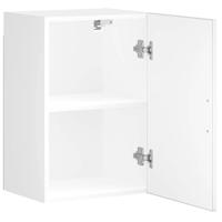 Keukenwandkast Porto bewerkt hout wit - thumbnail