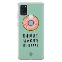 Samsung Galaxy A21s siliconen hoesje - Donut worry - thumbnail