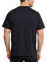 Schiesser American T-shirt 2-pack zwart - thumbnail