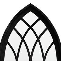 VidaXL Spiegel 70x30 cm ijzer zwart - thumbnail