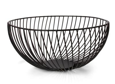 XEMM Design fruitmand - Draadmand - ∅25 x 12.5 cm - Zwart XEMM Design fruitmand - Draadmand - ∅25 x 12.5 cm - Zwart
