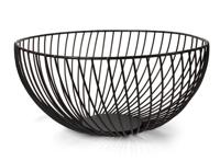 XEMM Design fruitmand - Draadmand - ∅25 x 12.5 cm - Zwart - thumbnail